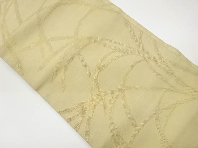 JAPANESE KIMONO / KIMONO FOR SUMMER LEAF PATTERN WEAVING NAGOYA OBI
